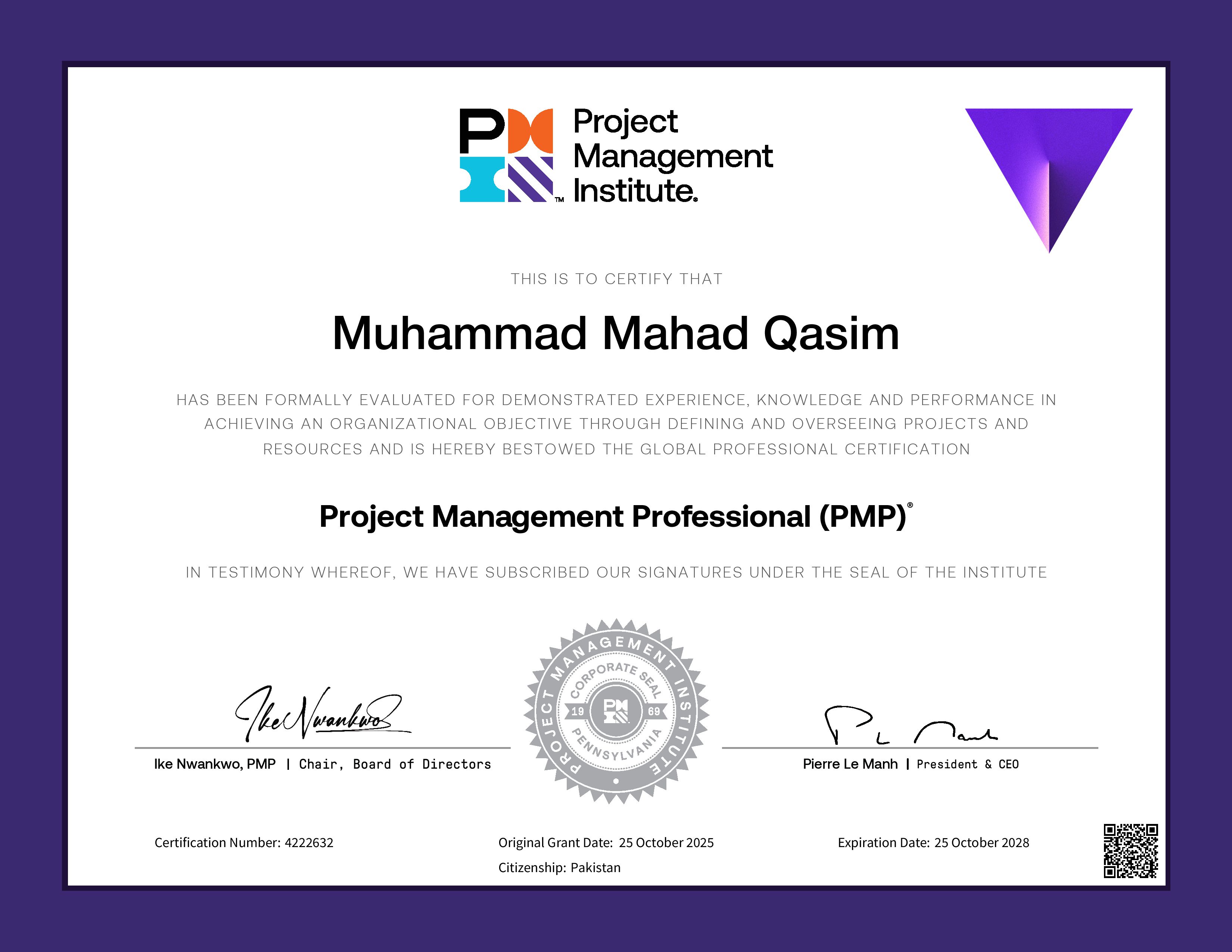 Project Management Professional (PMP)